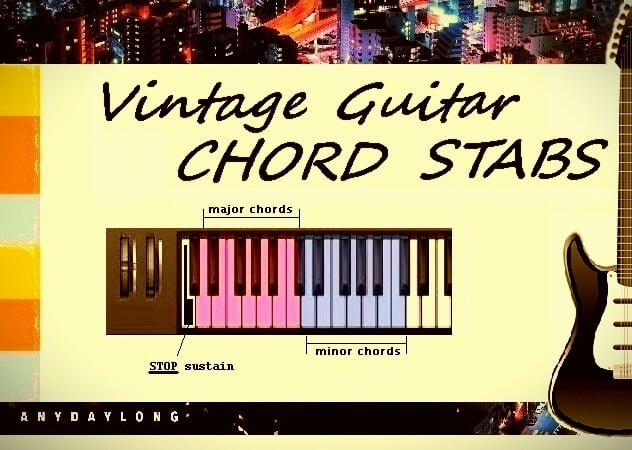 AnyDayLong releases Vintage Guitar Chord Stabs for Kontakt