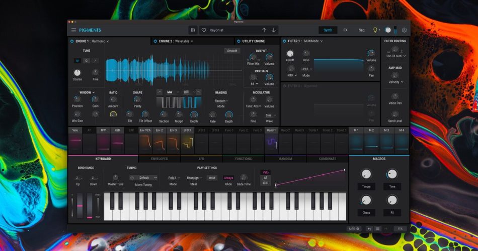 Arturia Pigments 3 Harmonics