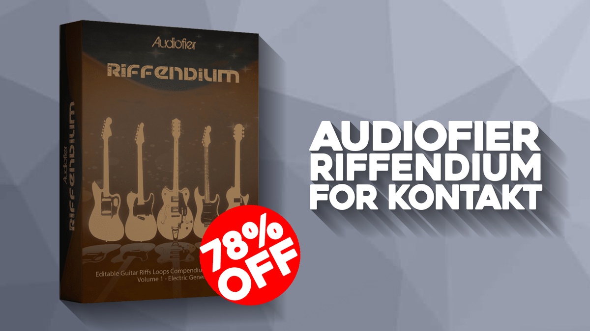 Riffendium Volume 1 sample library by Audiofier on sale at 78% OFF