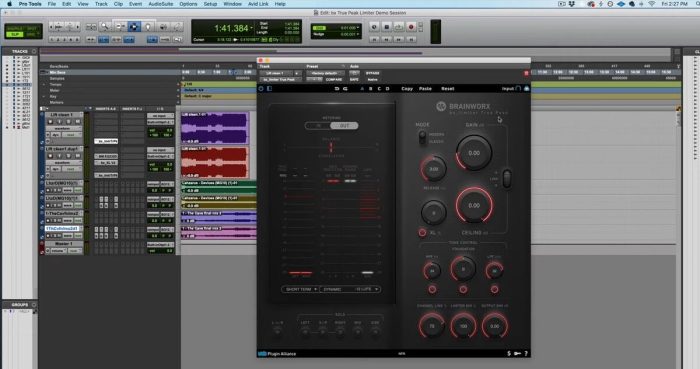 Brainworx bx limiter True Peak in Pro Tools