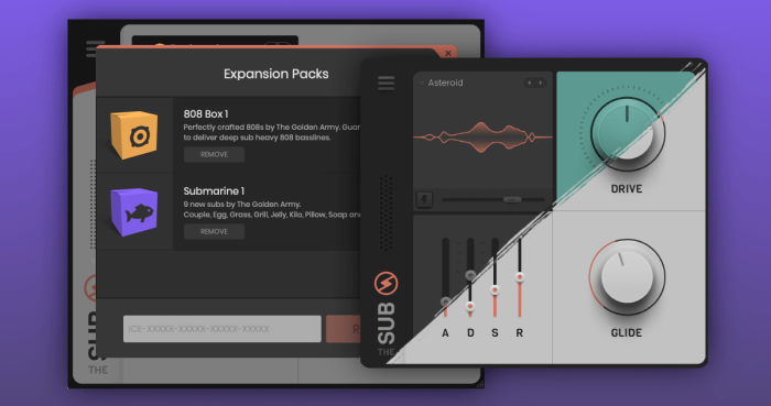 Iceberg Audio The Sub expansion packs