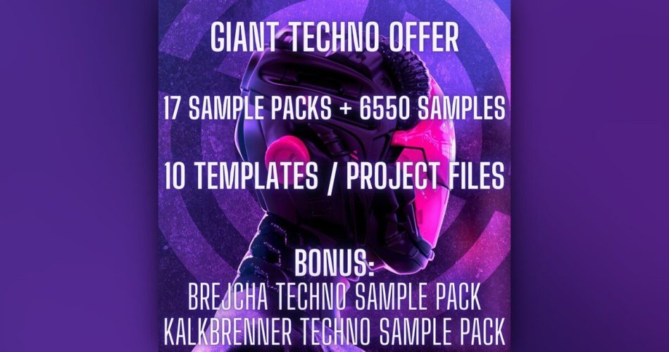 Innovation Sounds launches Giant Techno Offer: 17 sample packs + 10 templates