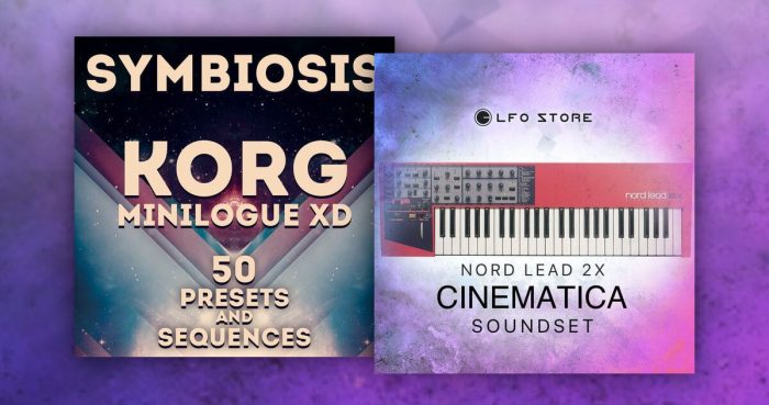 LFO Store Symbiosis Minilogue XD and Cinematica Nord Lead 2X