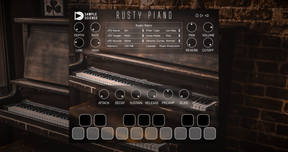 SampleScience Rusty Piano