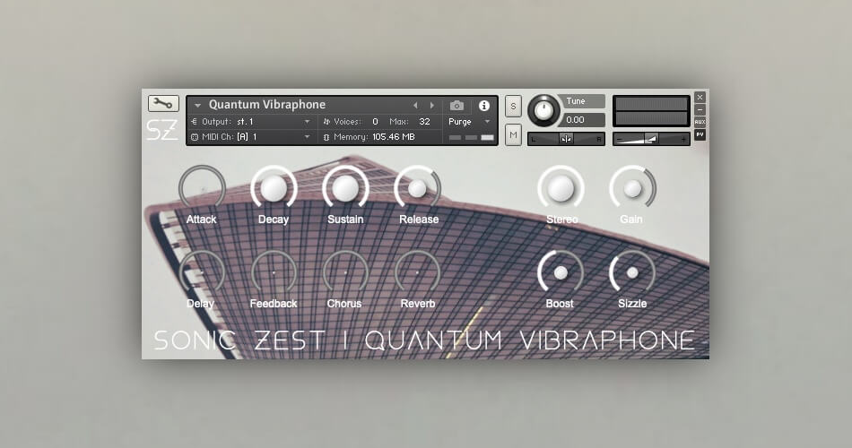 Sonic Zest releases Quantum Vibraphone sample library for Kontakt