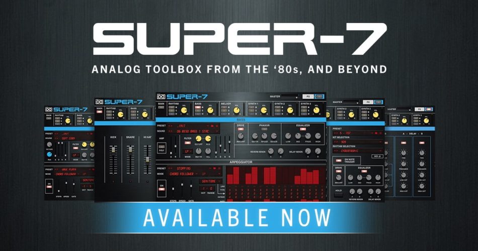 UVI Super-7: 80s synth and drum machine sounds inspired by Roland MKS-7