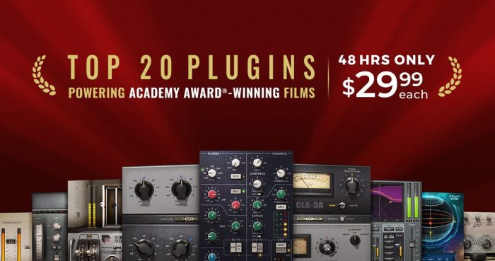 Waves Top 20 Academy Award Winning plugins