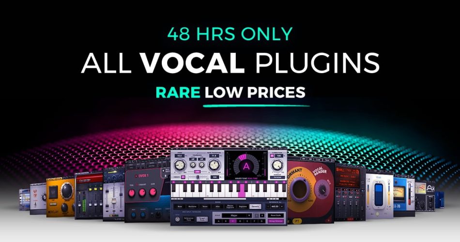 Waves offers rare low prices on all its Vocal Plugins in a flash sale