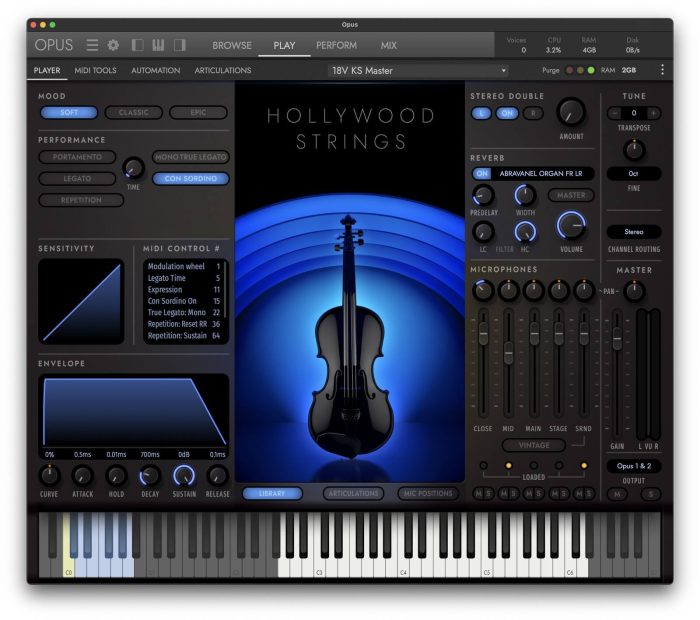 hollywood orchestra opus edition interface