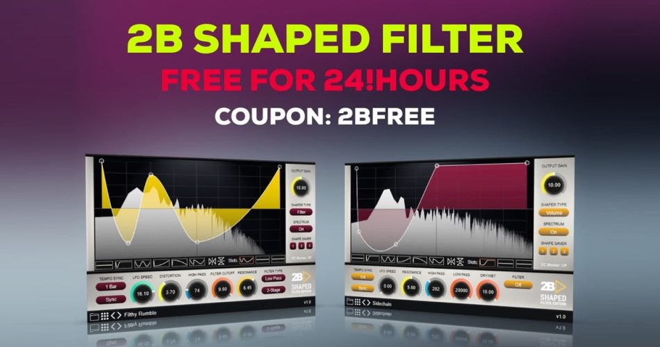 2B Shaped Filter Free