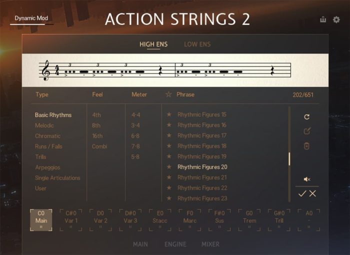 Action Strings 2 Phrase Browser