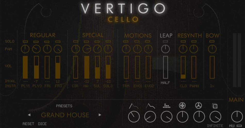 Cinematique Instruments Vertigo Cello