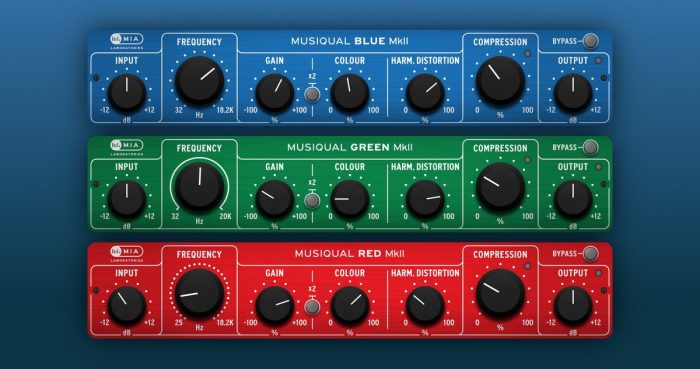 MIA Musical Blue Green Red MKII