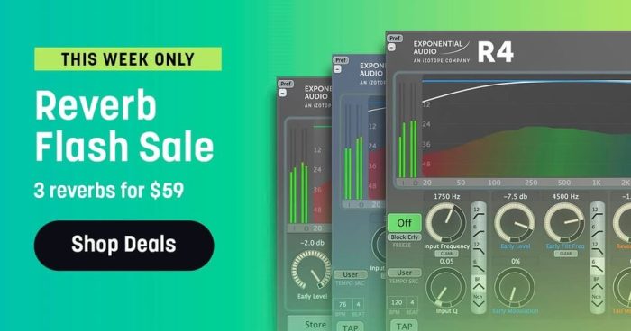 iZotope Reverb Flash Sale