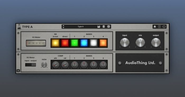 AudioThing Type A GUI