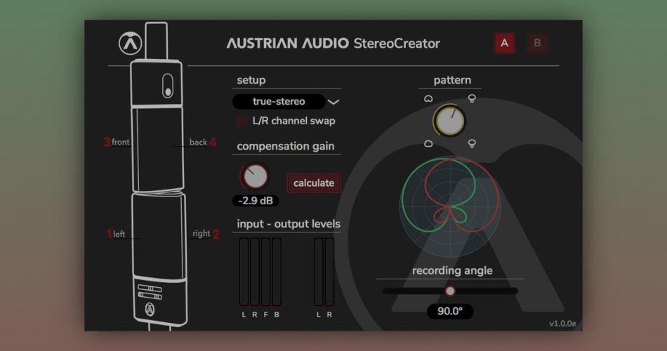 Austrian Audio offers free StereoCreator plugin for its OC818 microphone