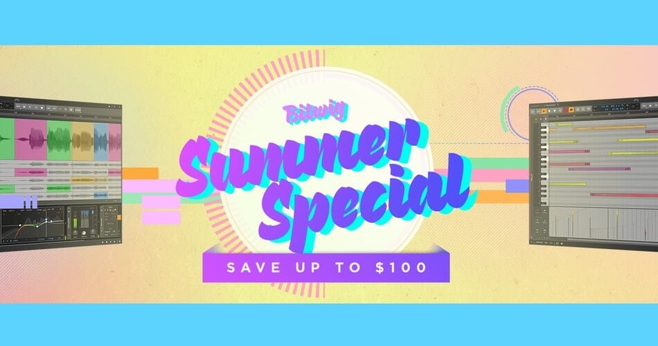 Bitwig Summer Sale: Save up to 0 USD on Bitwig Studio + Free upgrade to version 4