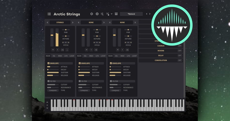 FrozenPlain releases Arctic Strings: Mirage sustained strings instrument