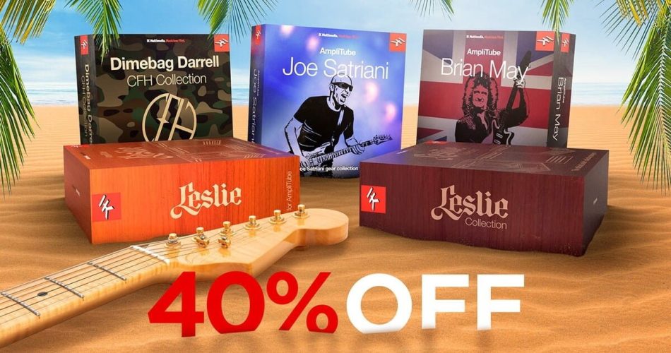 Summer Strummer: Save 40% on AmpliTube Collections from IK Multimedia