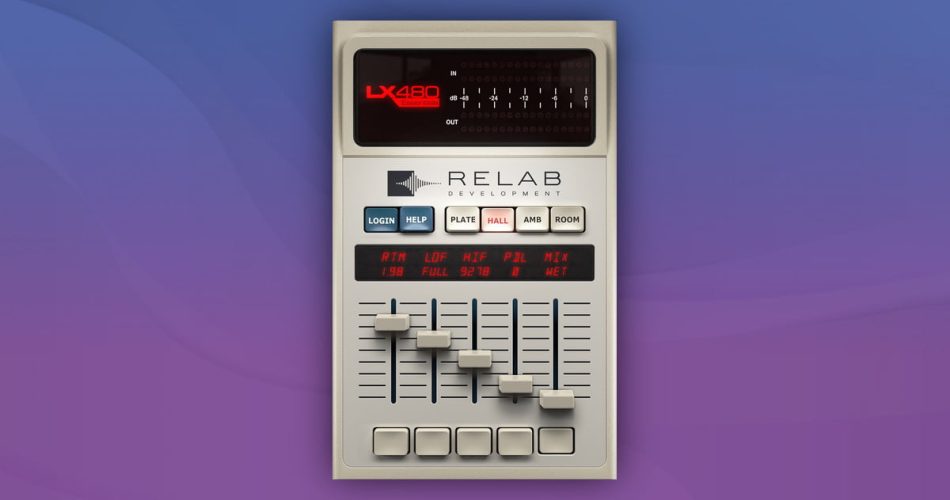 Relab LX480 Essentials reverb effect plugin on sale for  USD