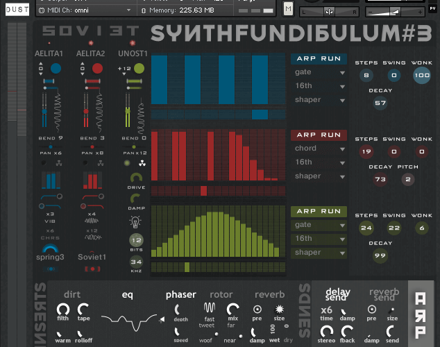 Sound Dust Soviet Synthfundibulum 3