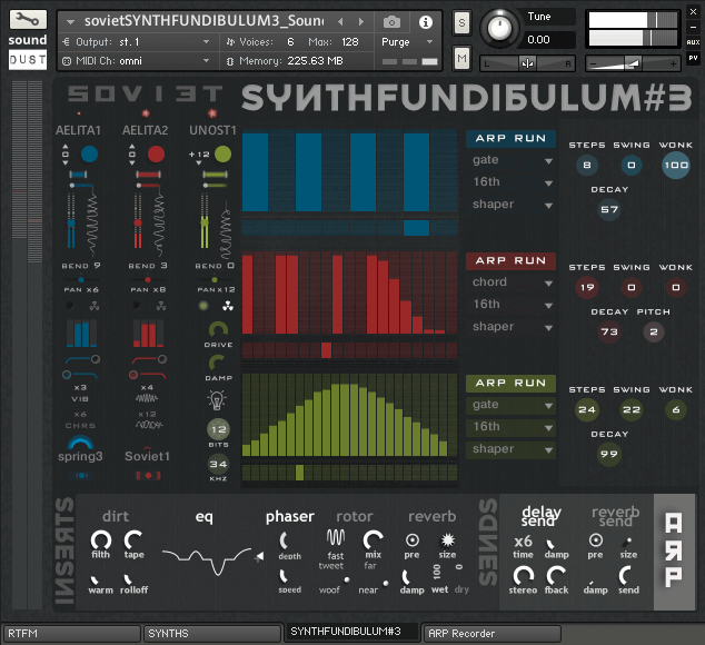 Sound Dust Soviet Synthfundibulum 3