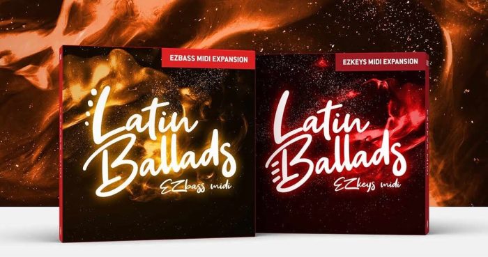 Toontrack Latin Ballads MIDI packs