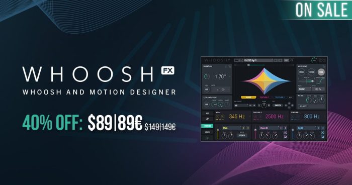 UVI Whoosh FX sale