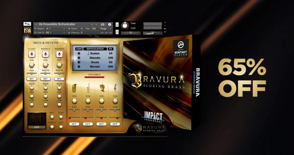 Bravura Scoring Brass by Impact Soundworks on sale at 65% OFF