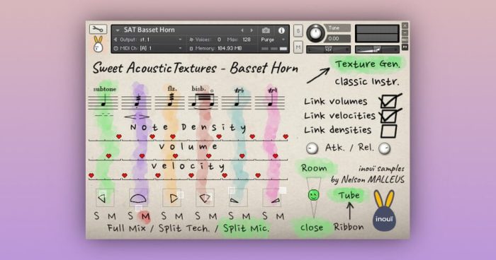 inoui Sweet Acoustic Textures Basset Horn