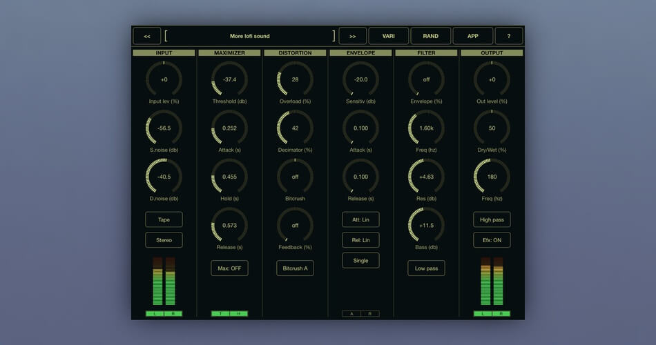 SoundSaw distortion multi-effect for iOS/AUv3 updated to v1.1