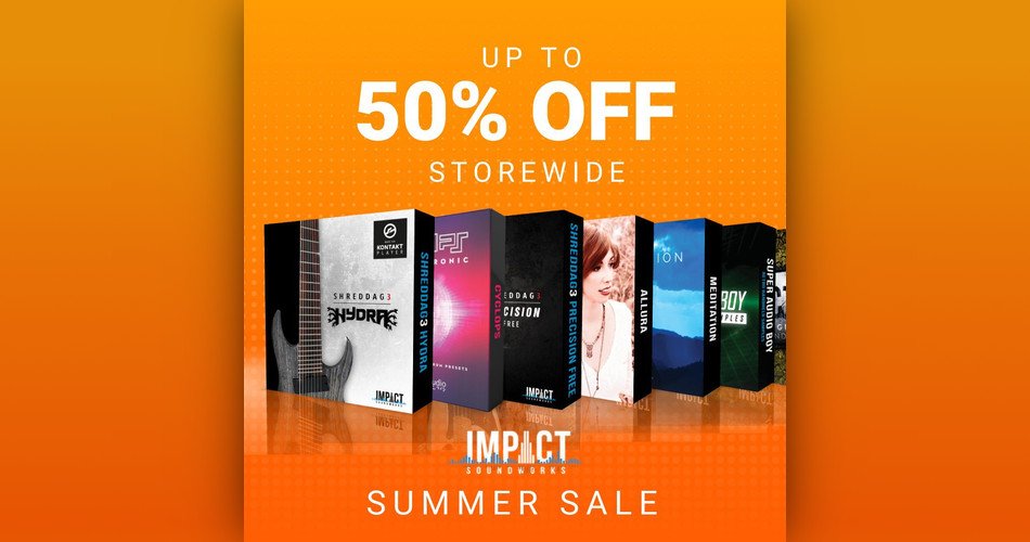 Ends today! Impact Soundworks Summer Sale: Up to 50% OFF virtual instruments and plugins