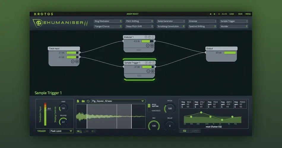 Dehumaniser 2 vocal sound design plugin by Krotos on sale at 40% OFF