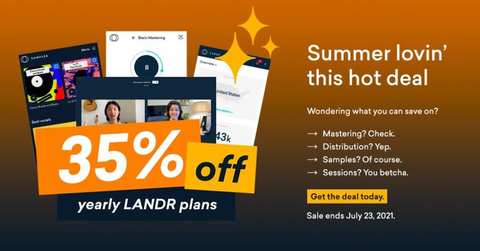 LANDR Summer Sale