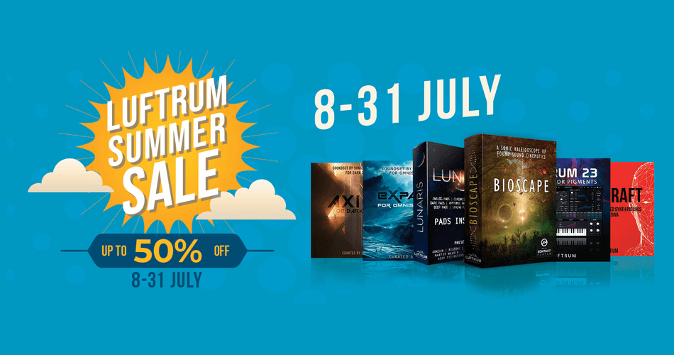 Luftrum Summer Sale: Save up to 50% in the Sound Shop until July 31