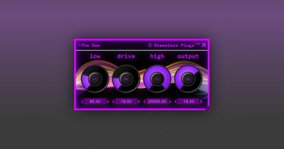 Shameless Plugs releases The Dom free distortion effect for Windows