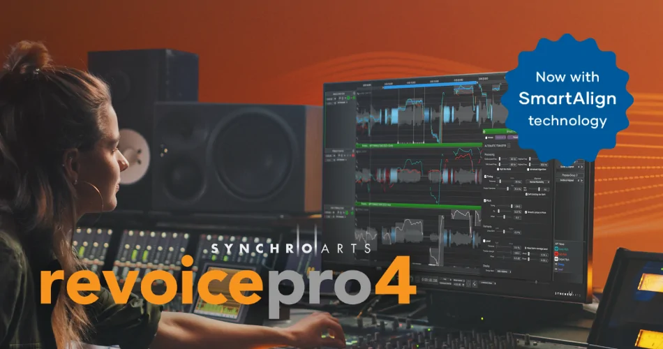 Synchro Arts launches Revoice Pro 4.3 incl. SmartAlign, up to 50% OFF