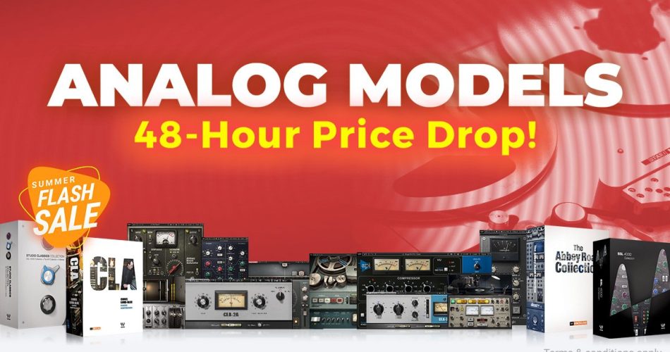 Waves Audio Summer Flash Sale: 48-hour price drop on analog models