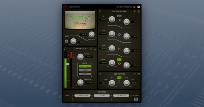 Harrison 32C Channel Plugin