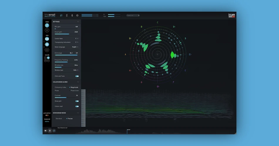 IrcamLab the snail UI v1.3