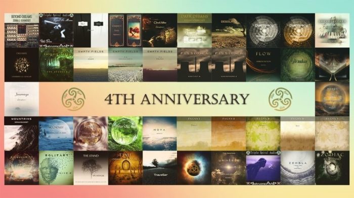 Triple Spiral Audio 4 year anniversary