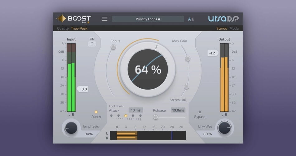 UrsaDSP Boost limiter effect plugin on sale at 35% OFF