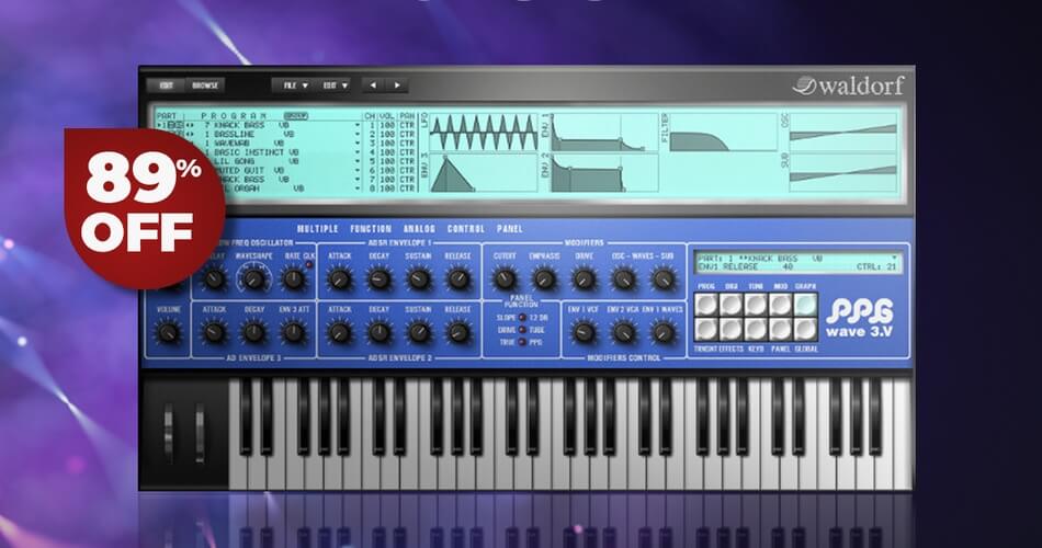 Waldorf PPG Wave 3.V synthesizer on sale for $19.99 USD!