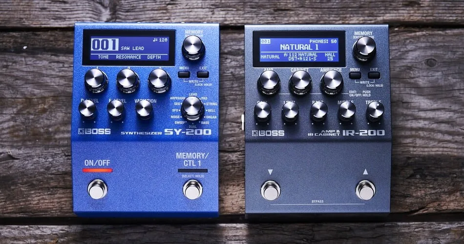 BOSS announces IR-200 Amp & IR Cabinet and SY-200 Synthesizer pedals