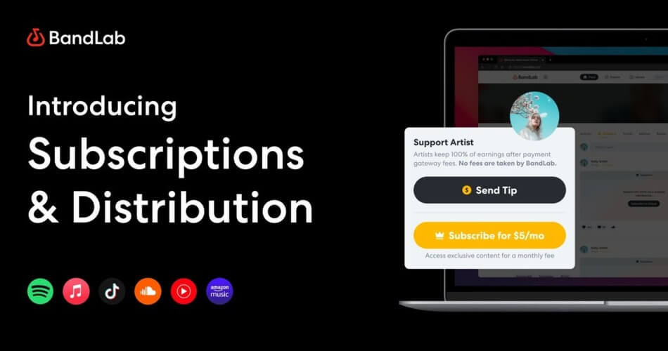 BandLab Subscriptions Distribution