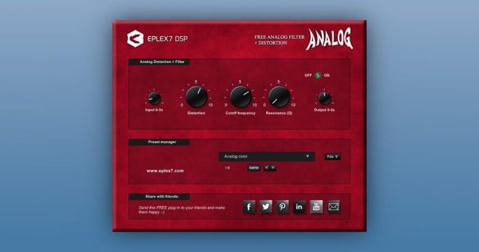 Eplex DSP Analog Free