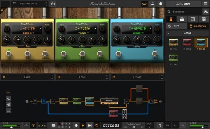 IK Multimedia AmpliTube 5 X Gear pedals