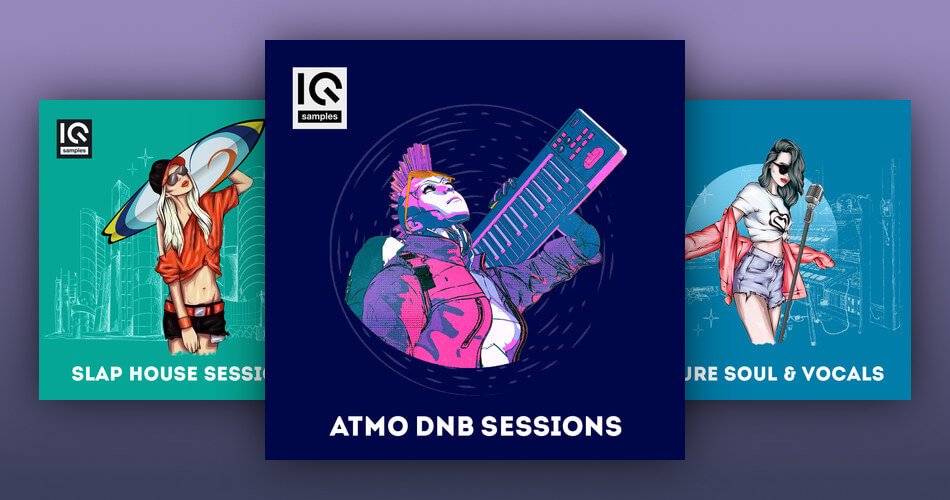 IQ Samples Atmo DnB Sessions Slap House Sessions Future Soul and Vocals