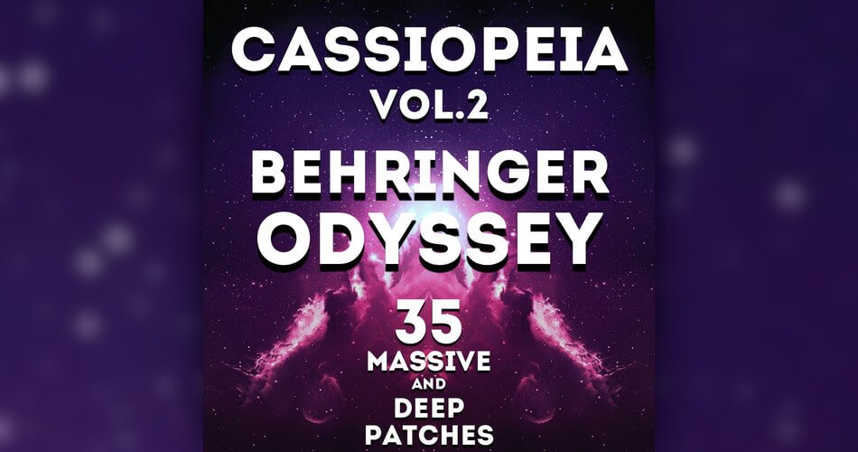 LFO Store releases Cassiopeia Vol. 2 soundset for Behringer Odyssey