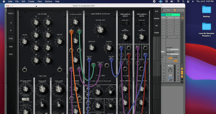 Moog Model 15 Ableton